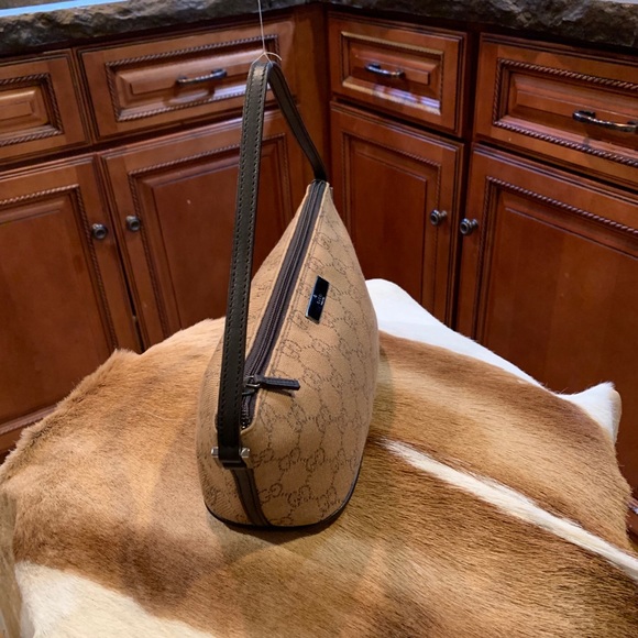 -❌SOLD❌✳️AUTH GUCCI ICONIC PRINT TAB POCHETTE EUC - Picture 8 of 14